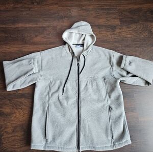 Y2K Big Dogs Sherpa Lined Full-Zip Sweatshirt